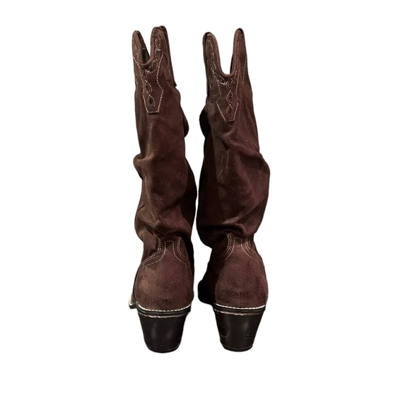 Arizona brown cow girl boots size 8 - Picture 4 of 12